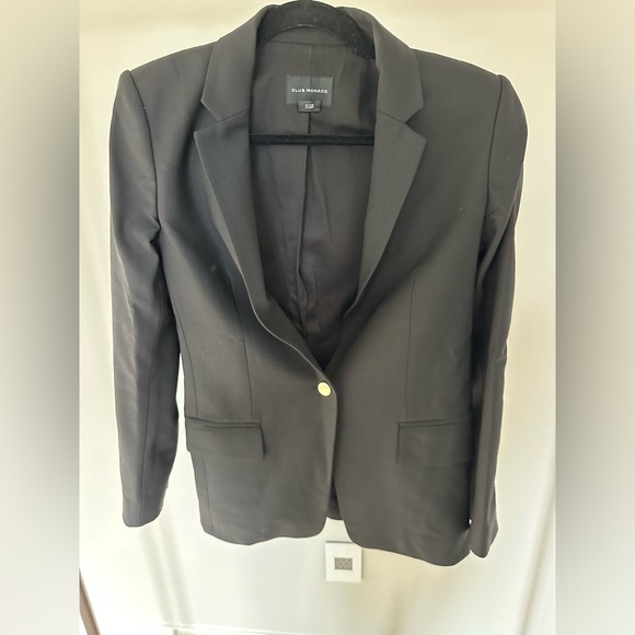 Club Monaco Borem Suit Set Black Size 6 - Picture 2 of 5